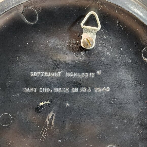 Vtg Dart Naval Ship Round Wall Decor Boat Grandpa Coastal Dark Academia  READ - Picture 4 of 6